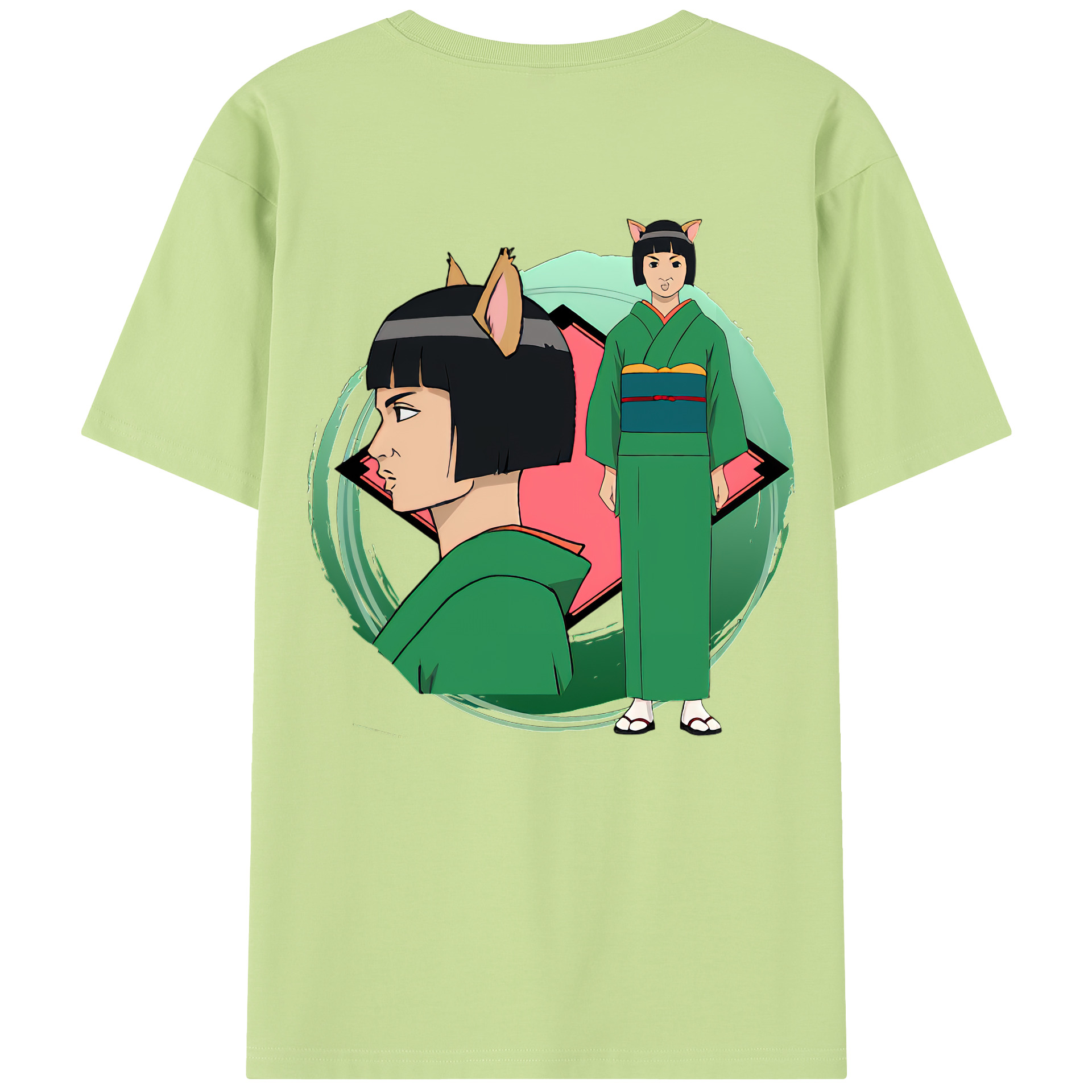 （画像用） ぎんたま 坂田銀時（さかたぎんとき） 神楽 志村新八（しむら しんぱち） GINTAMA Sakata Gintoki Kagura Shimura Shinpachi 綿100％半袖Tシャツ（背面プリント）